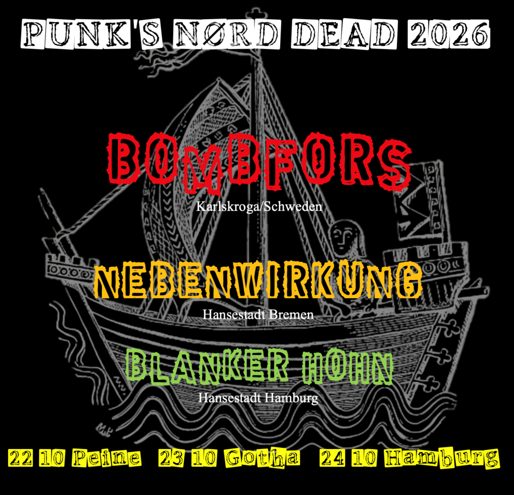 Herbsttour 2026 mit Nebenwirkung und Bombfors