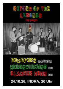 Gig im Indra am 24.10.2026